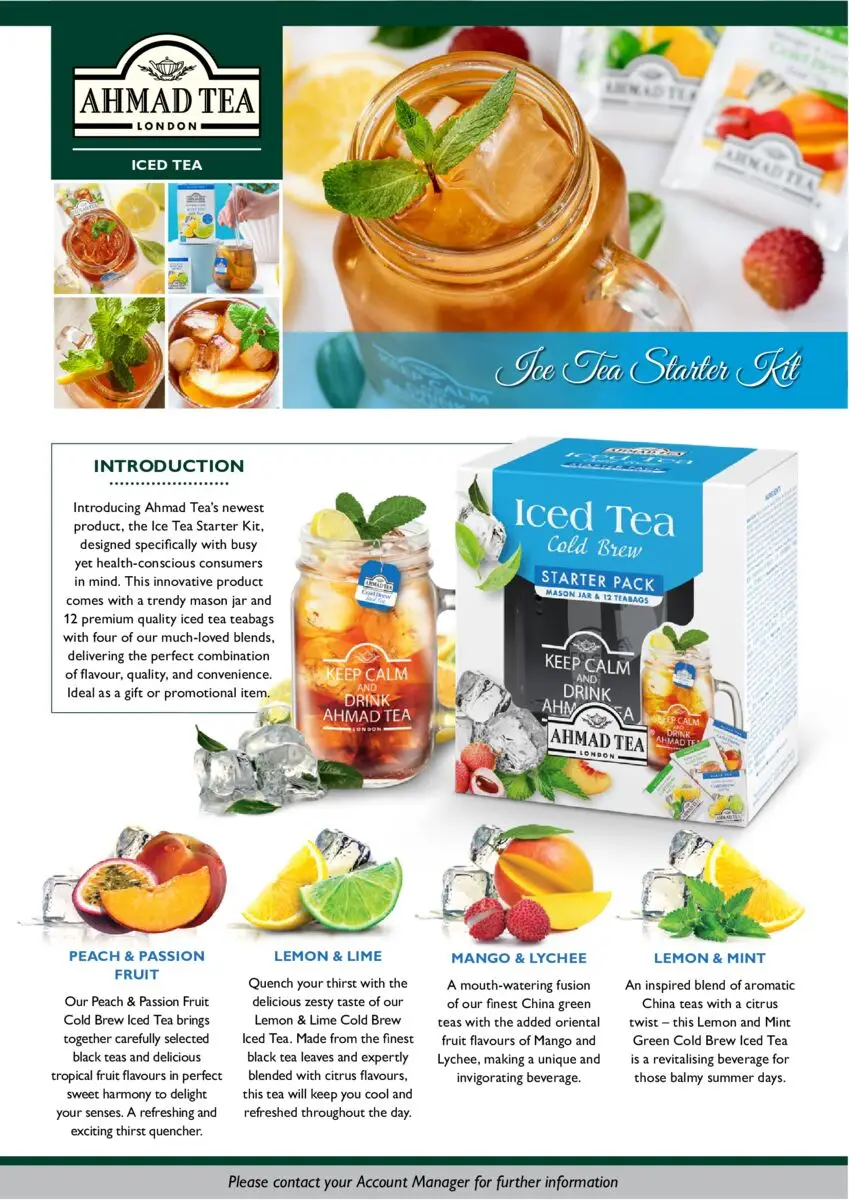 Ice Tea Starter Kit Factsheet
